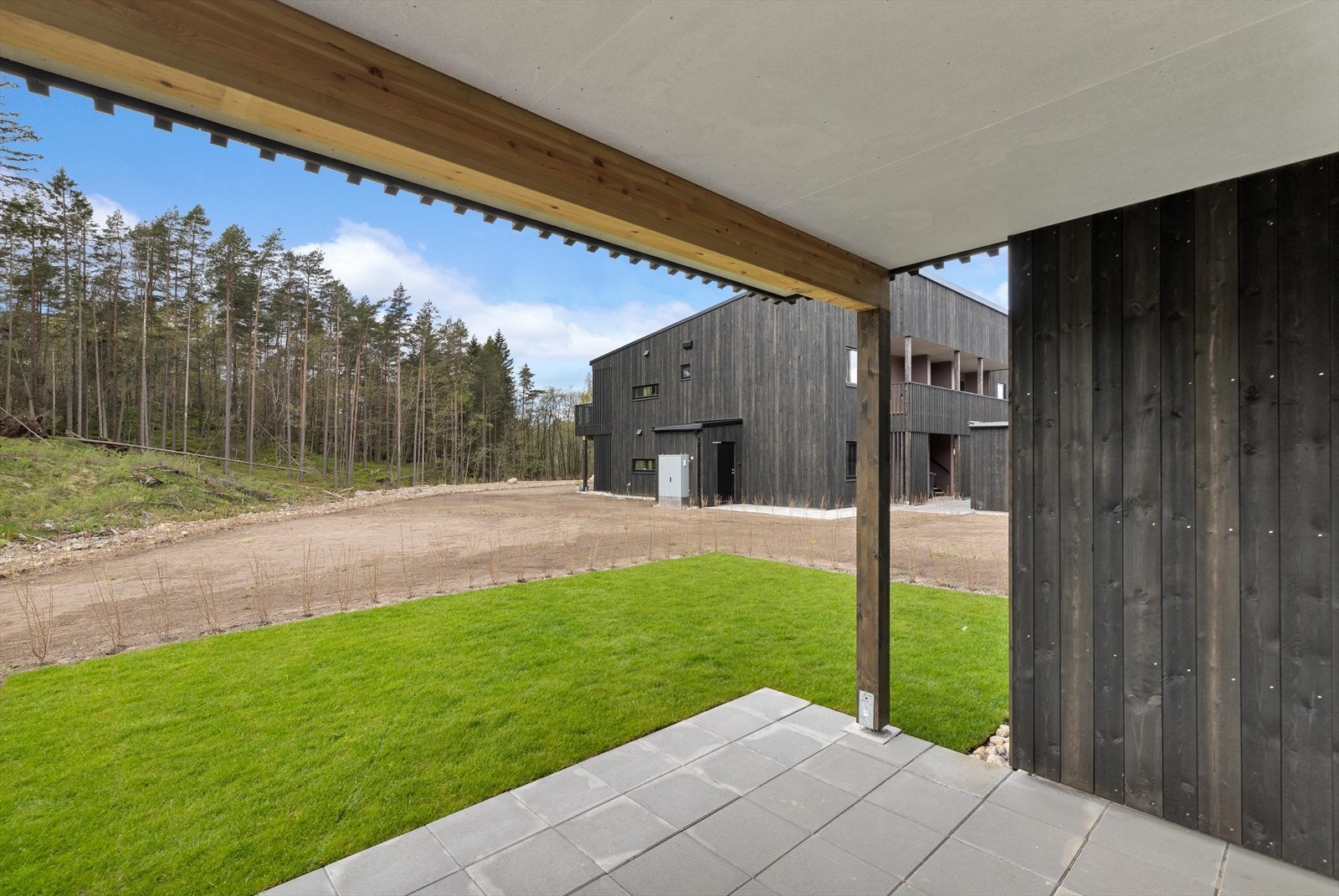 Nydelig uteområde tilhørende leiligheten Galleribilde