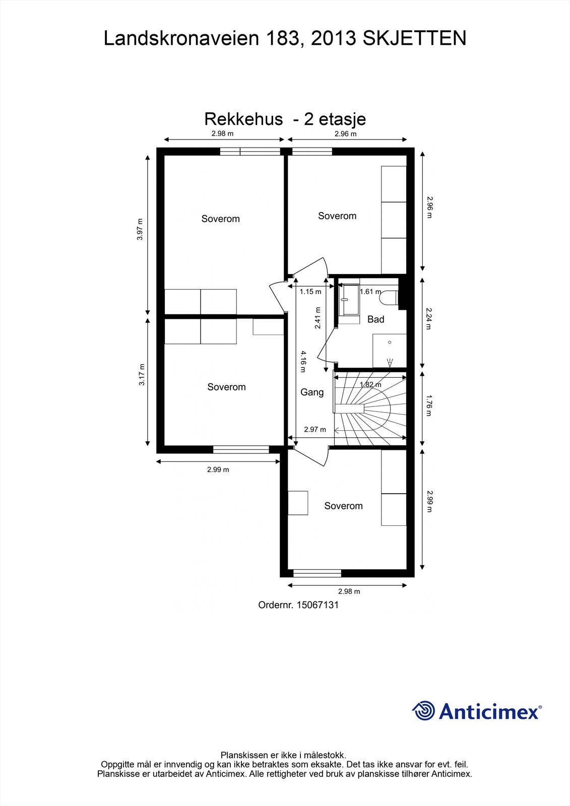 Plantegning 2. etasje. Galleribilde