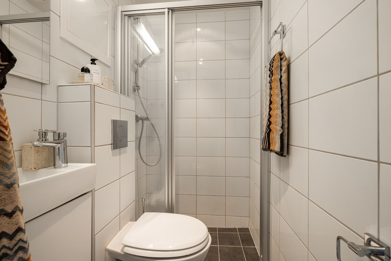 Badet er fra 2014, pusset opp i regi av borettslaget. Galleribilde