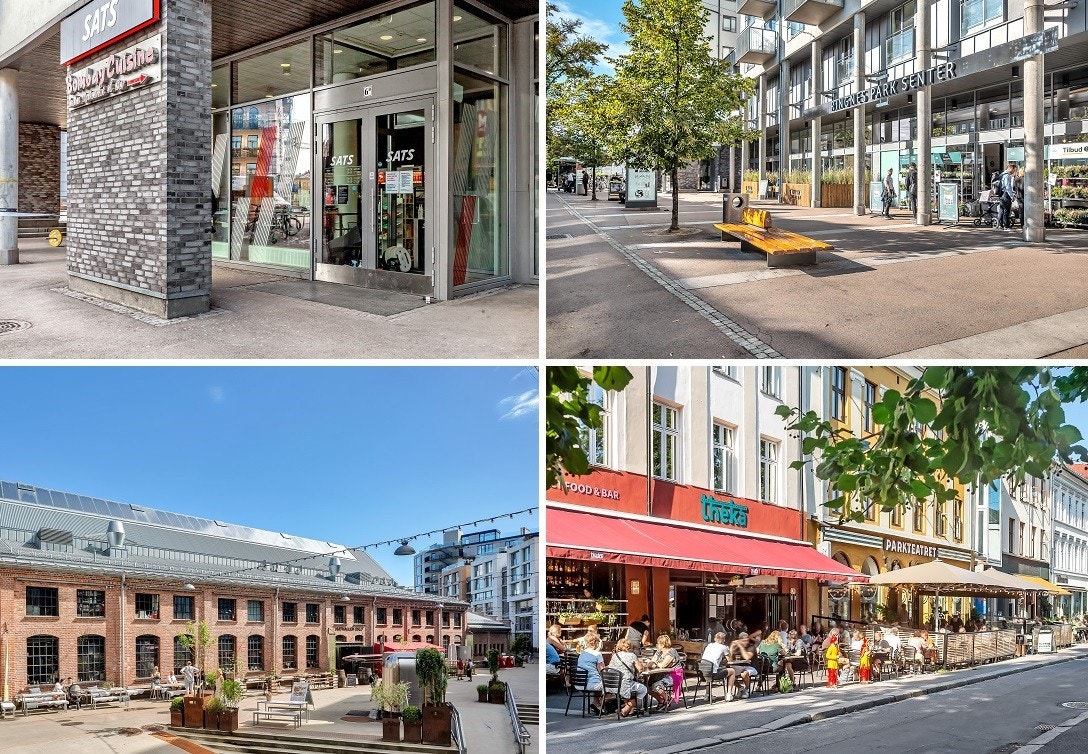 Kort vei til SATS treningssenter og Ringen kino på Ringnes Park. Her er det også holdeplass for buss nr. 21 og 26 med hyppige avganger mot øst og vest. Utallige matopplevelser i nærområdet. Galleribilde