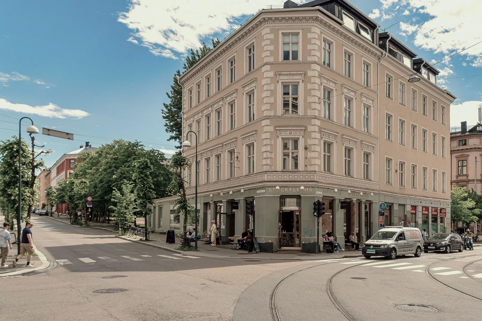 Nærområdet - Stockfleths nederst i Schweigaardsgate ligger en kort spasertur fra leiligheten. Her kan dagens første kaffekopp nytes. Galleribilde
