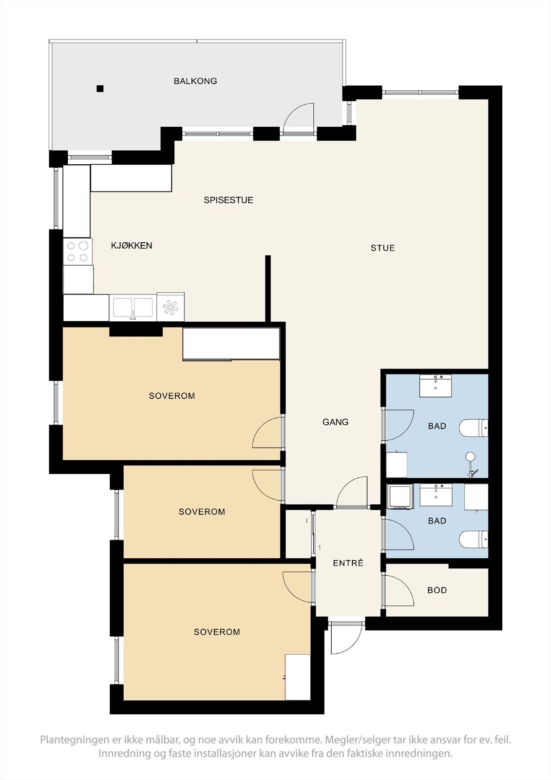 Plantegning Galleribilde