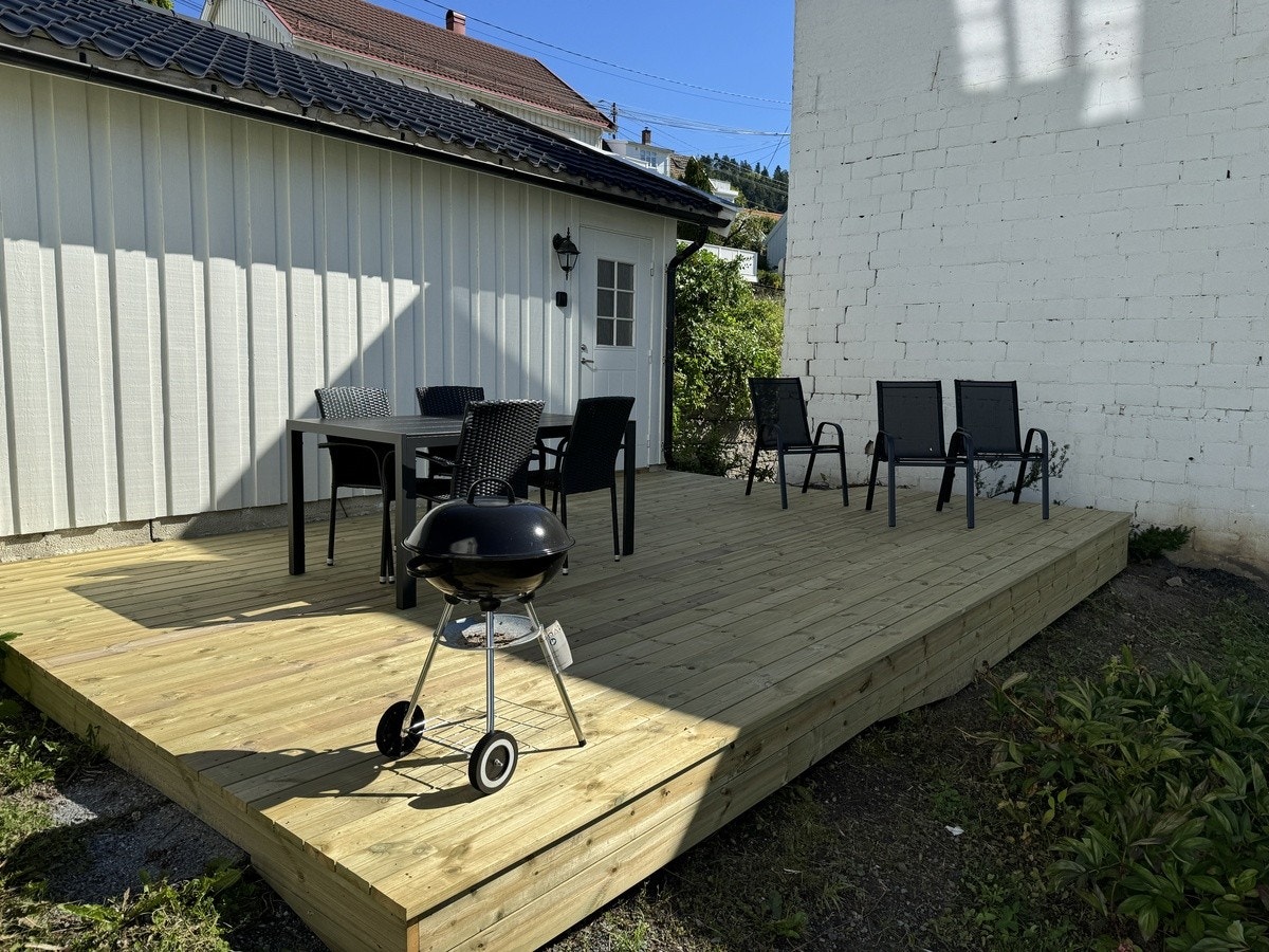 Hyggelig uteplass Galleribilde