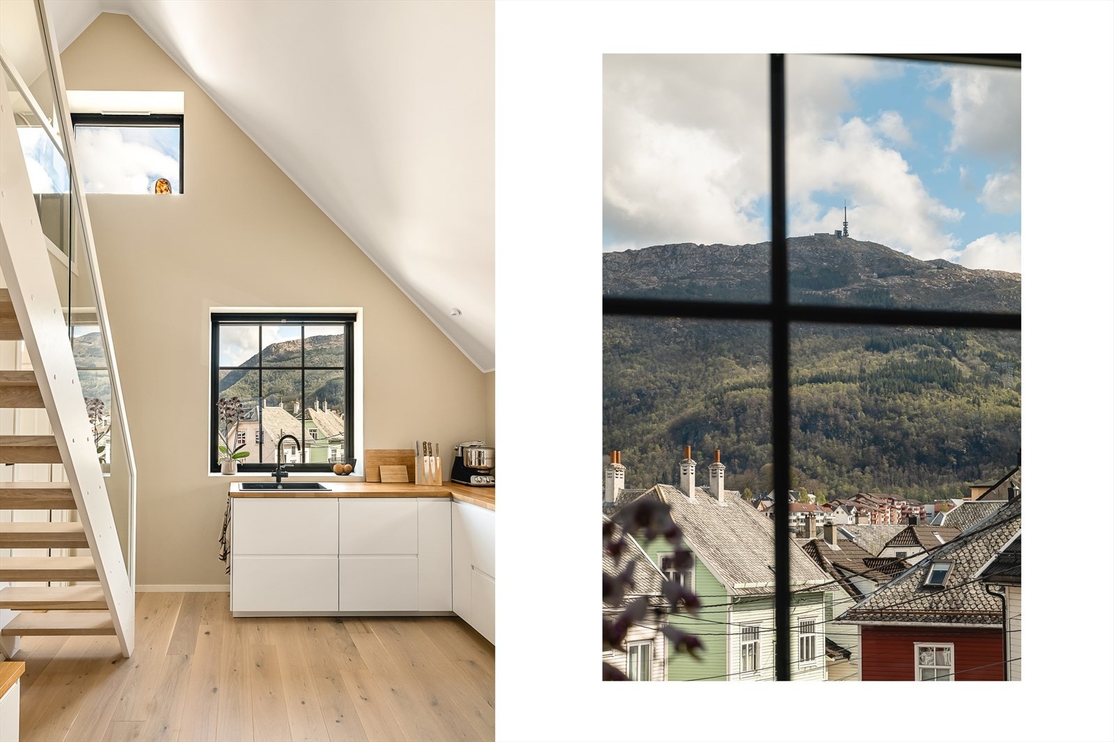 Utsikt mot Ulriken Galleribilde