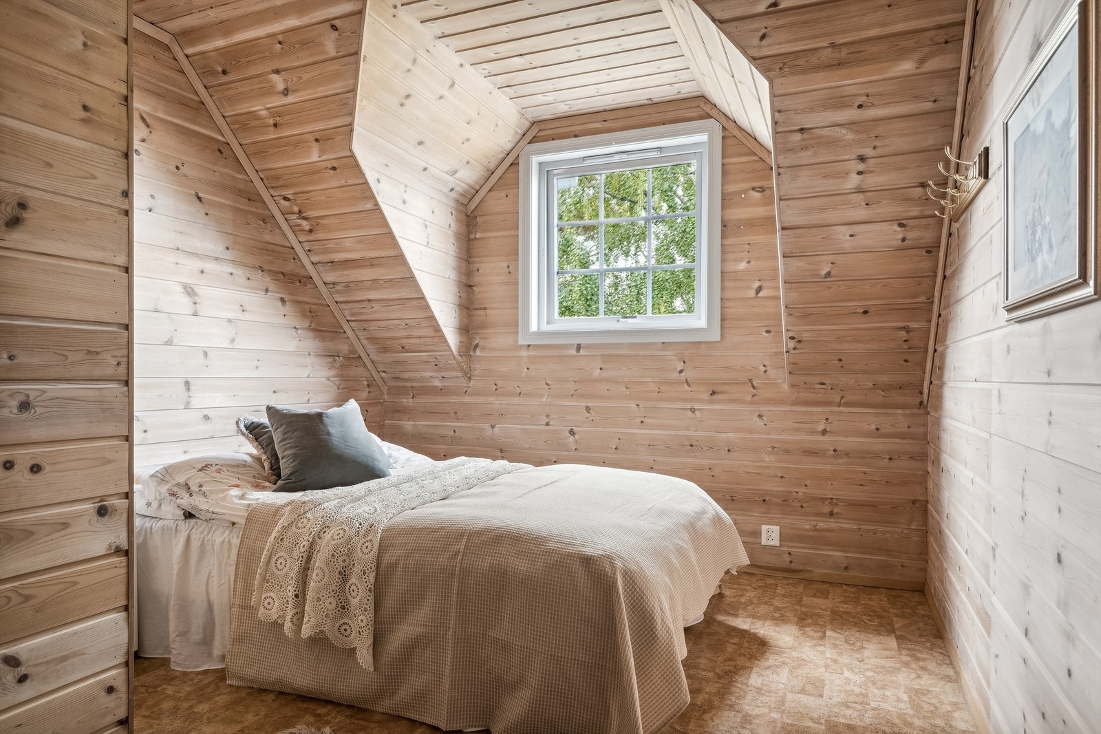 Soverom loftplan. Galleribilde