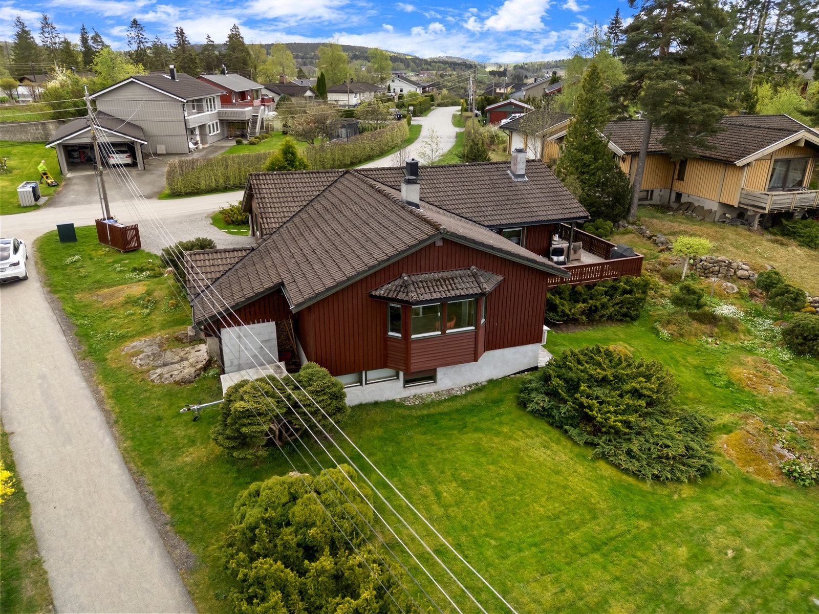 Dronebilde. Galleribilde