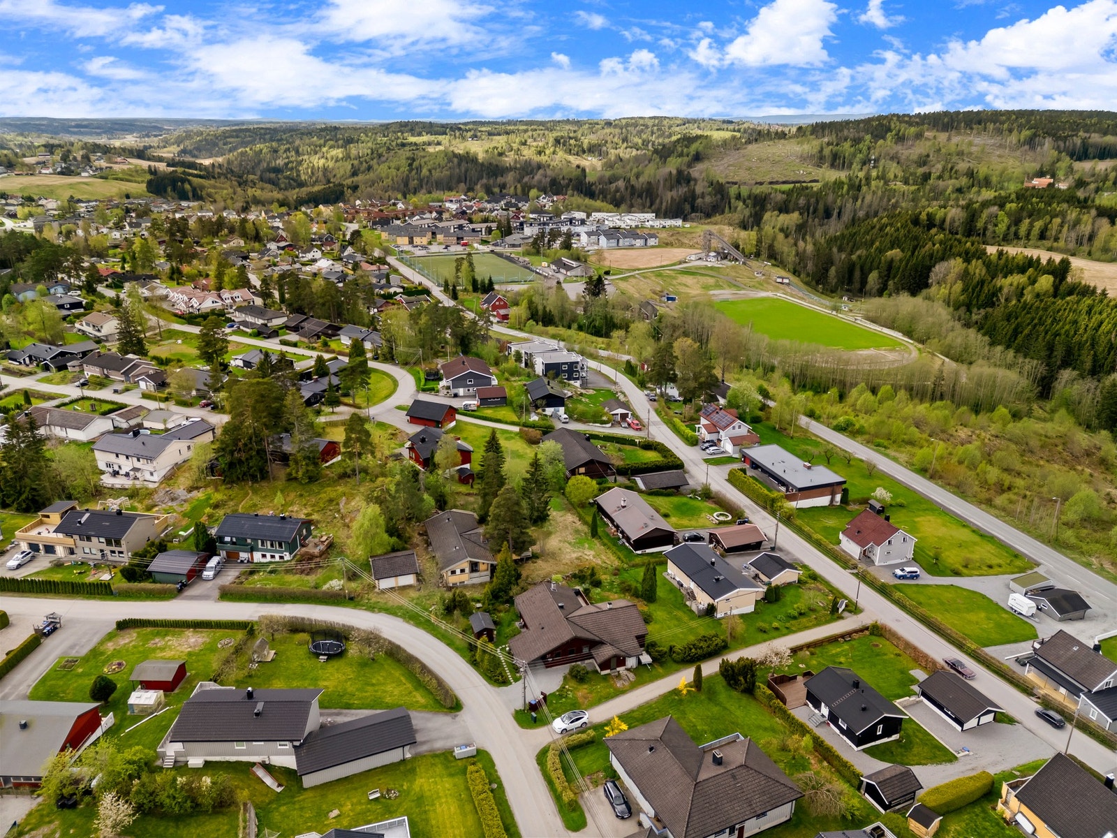 Dronebilde. Galleribilde