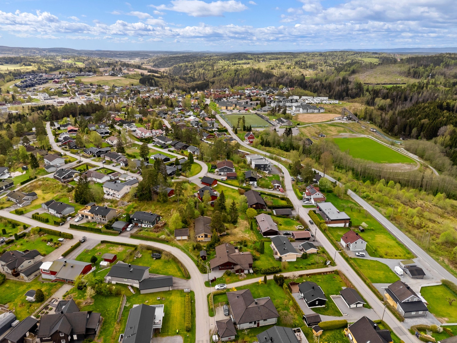 Dronebilde. Galleribilde