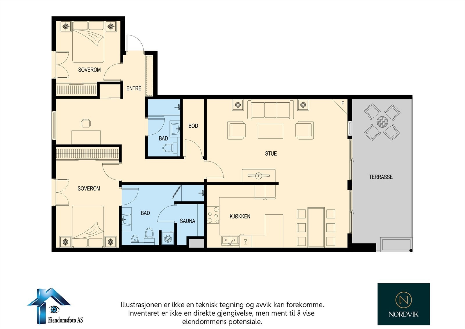 Presentasjon av leiligheten Galleribilde
