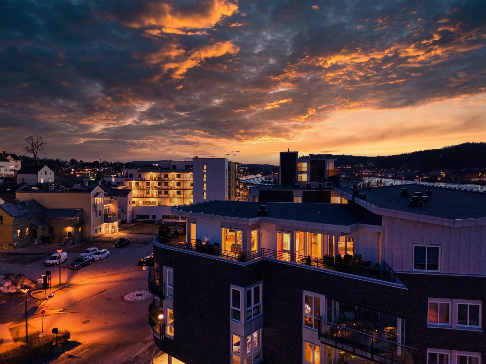 Toppleilighet med alt på én flate Galleribilde