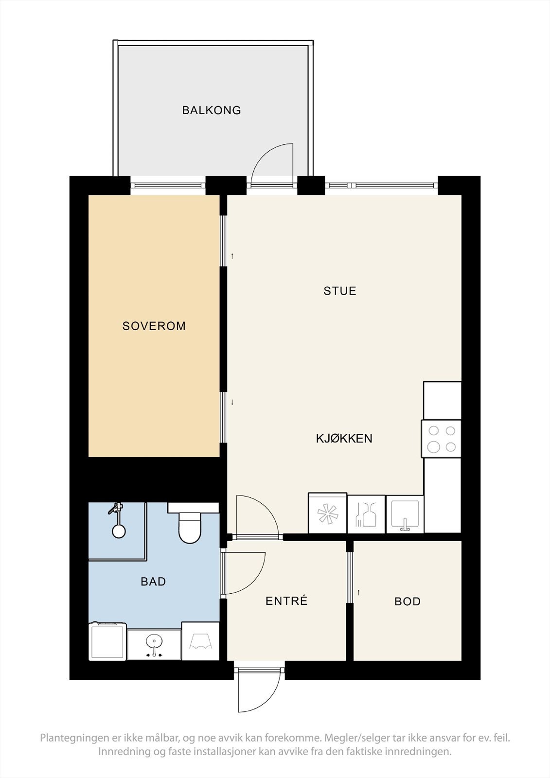 Plantegning Galleribilde