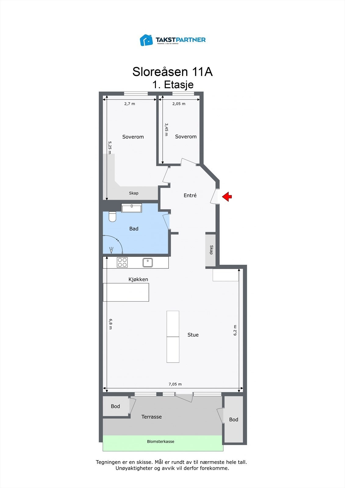 Plantegning Galleribilde