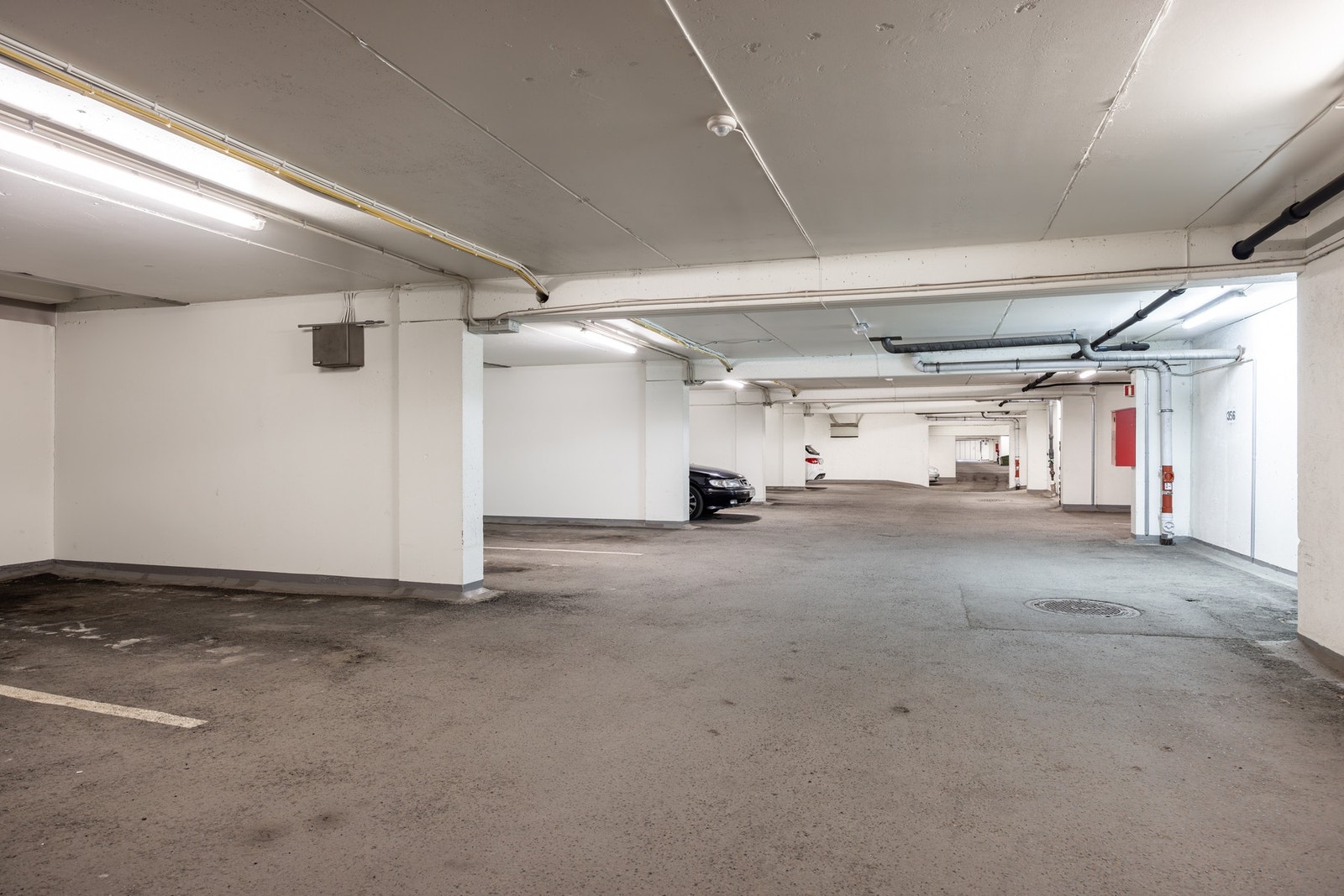 Borettslaget har utleie av parkeringsplasser. Galleribilde