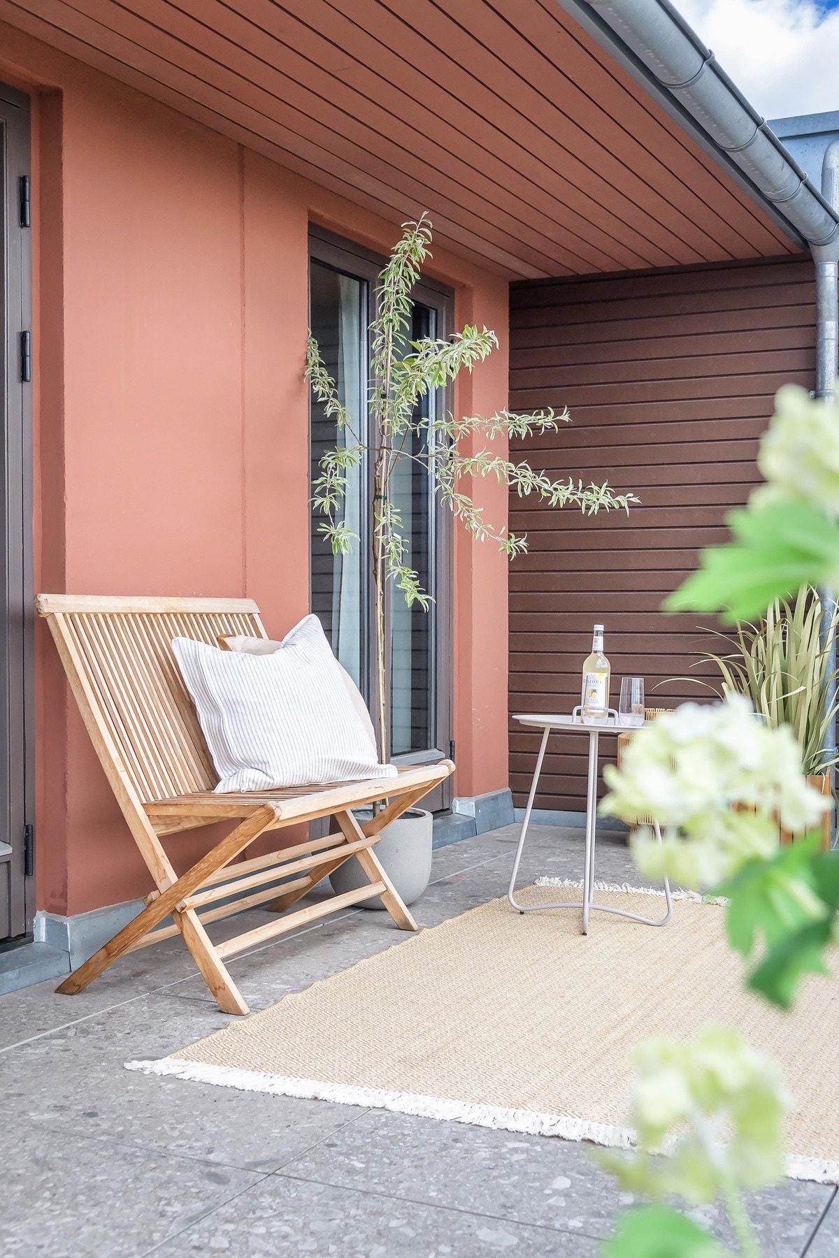 Takterrassen er på hele 22 kvm. Galleribilde