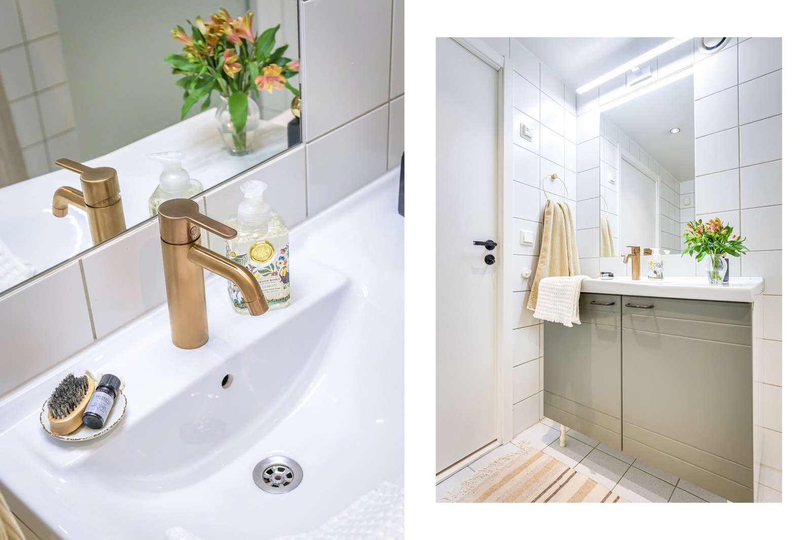 Moderne baderomsinnredning. Galleribilde