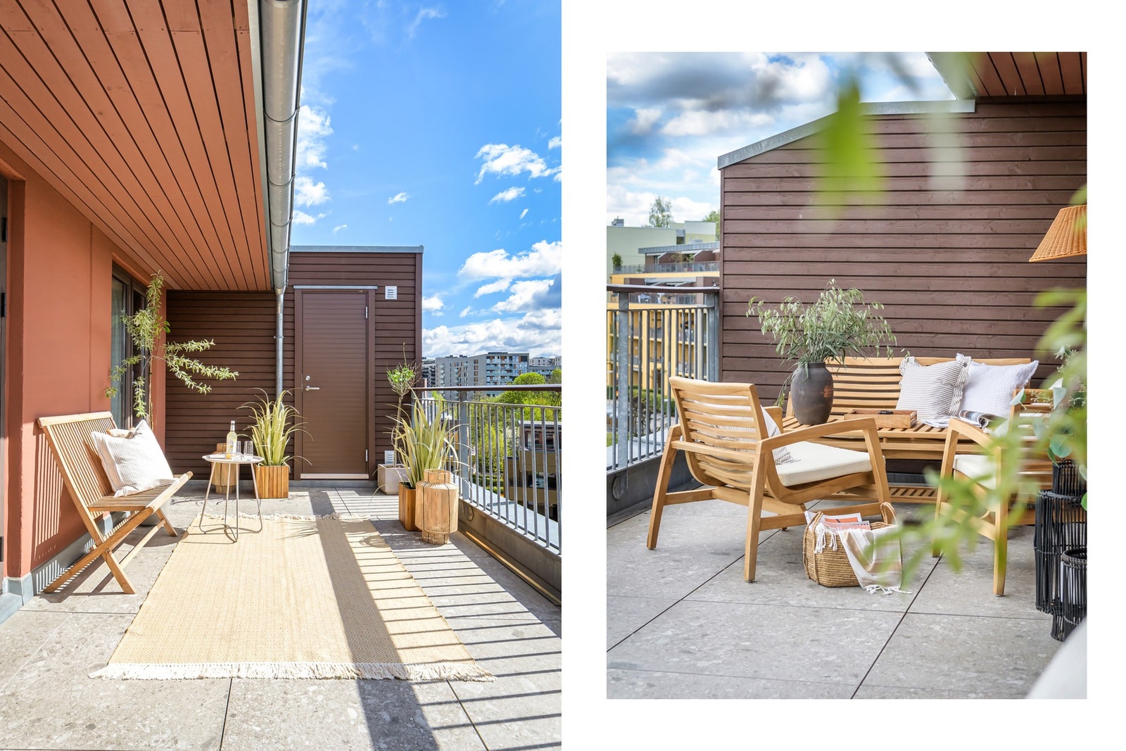 Terrassen har en ekstra bod - perfekt for oppbevaring av puttekasser, hageutstyr eller annet. Galleribilde