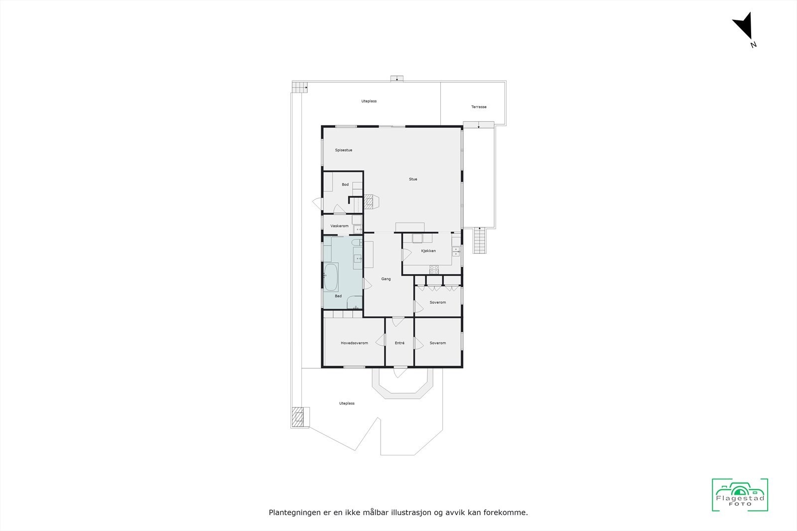 Plantegning Galleribilde