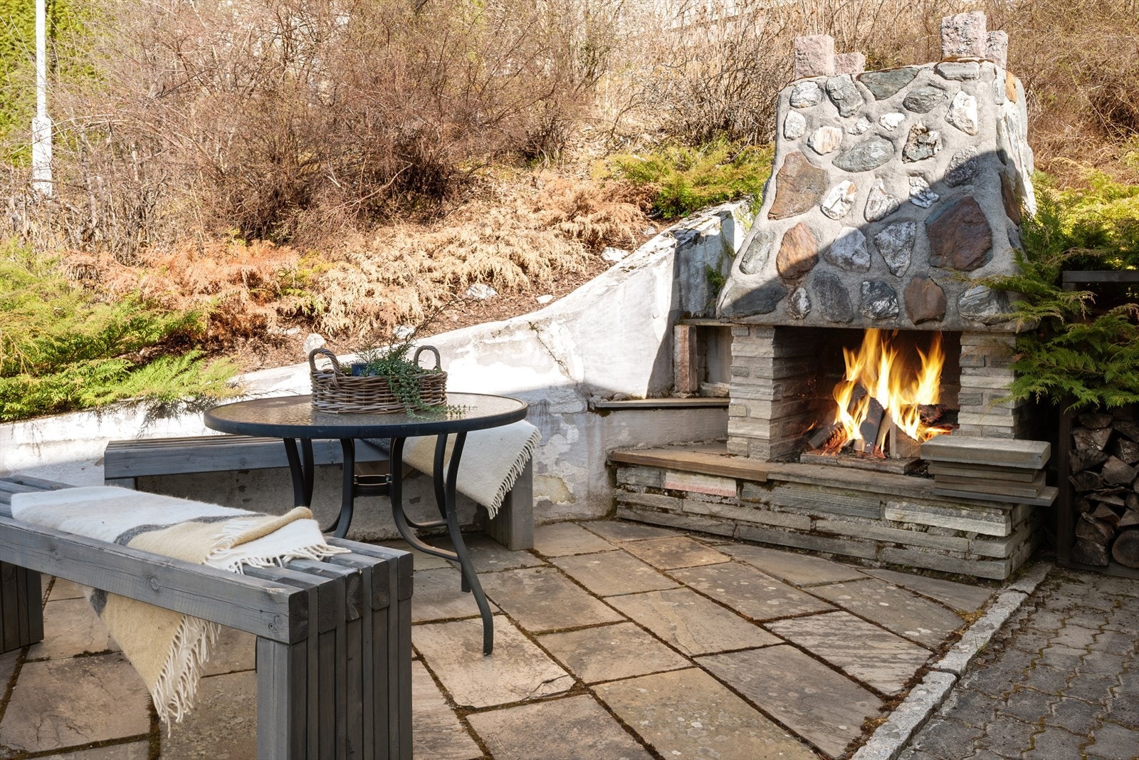 Den flotte peisen forlenger utesesongen. Galleribilde