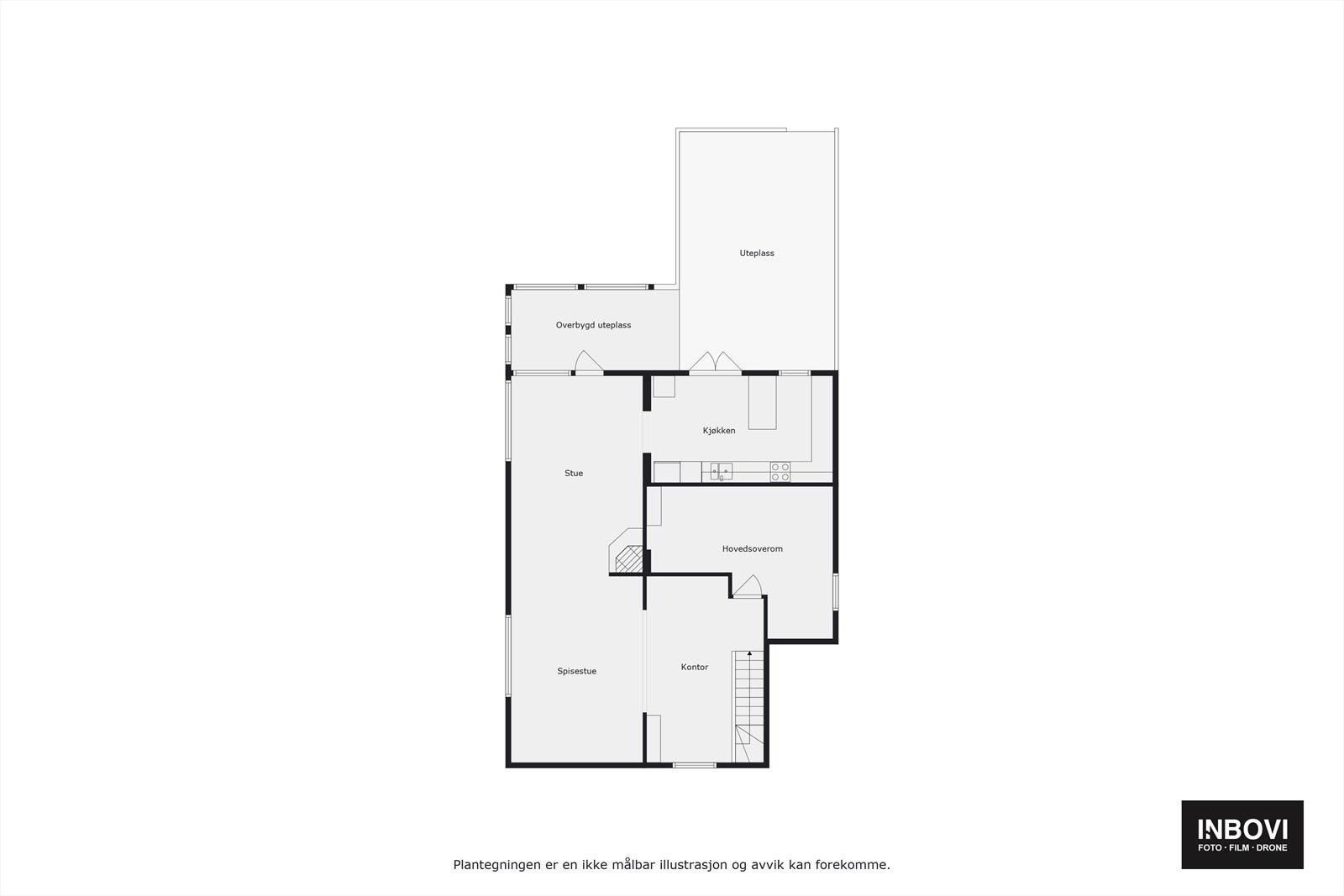 Plantegning hovedetasje Galleribilde