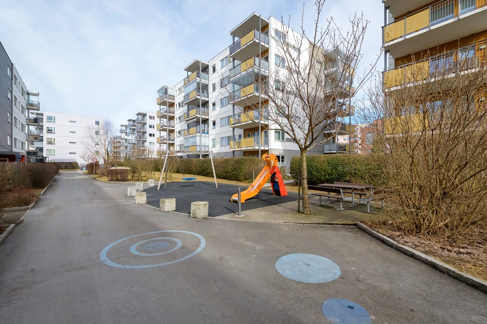 Fellesområdene har også lekeplass for de minste. Galleribilde