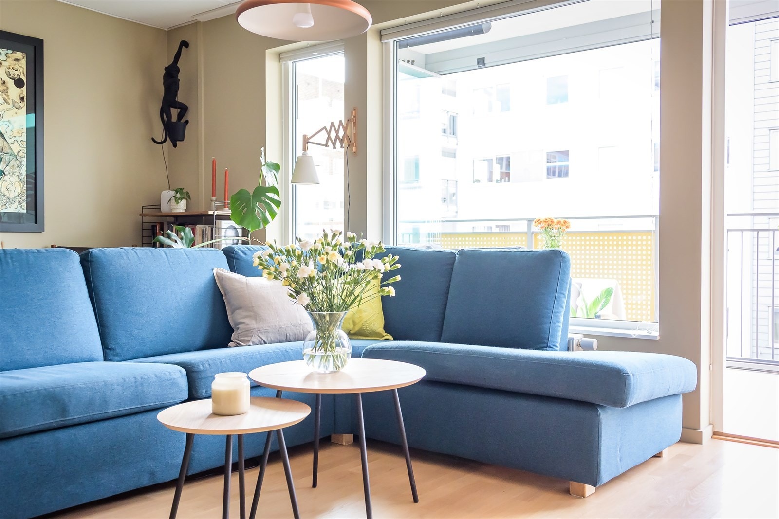 En lys og moderne 3-roms med sentral beliggenhet på Løren/Frydenberg. Galleribilde