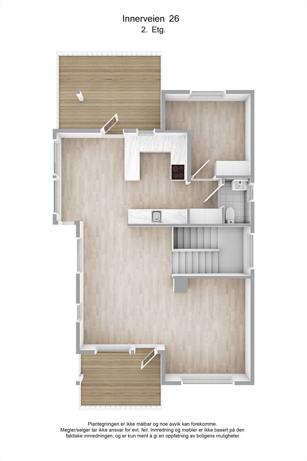 Planskisse 3D 2.etg. Galleribilde