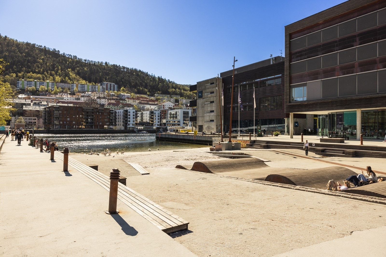 Det er gangavstand til BI Bergen og flere utdanningsinstitusjoner. Galleribilde