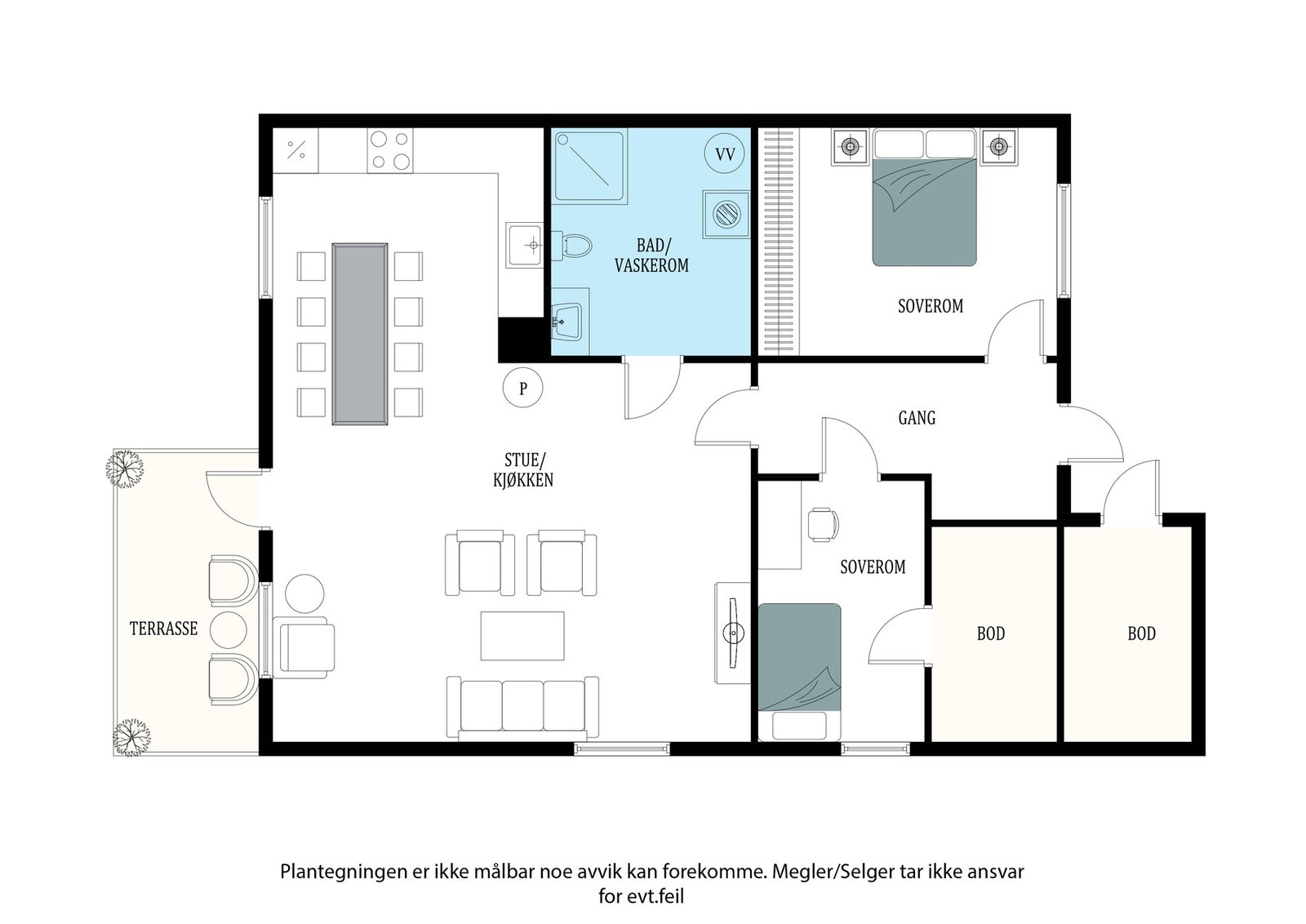 Plantegning Galleribilde