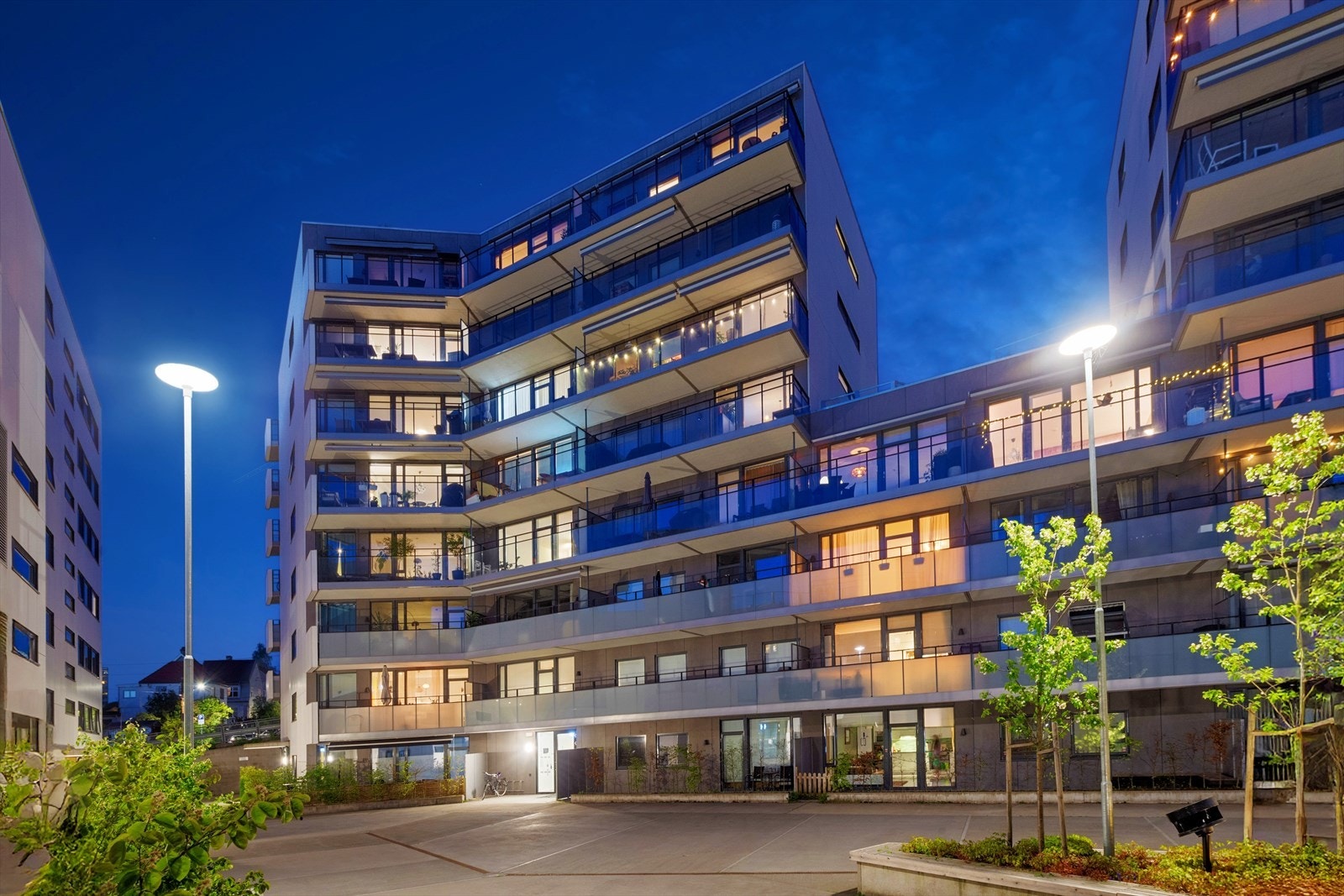 Fasade Kværnertoppen Borettslag. Galleribilde