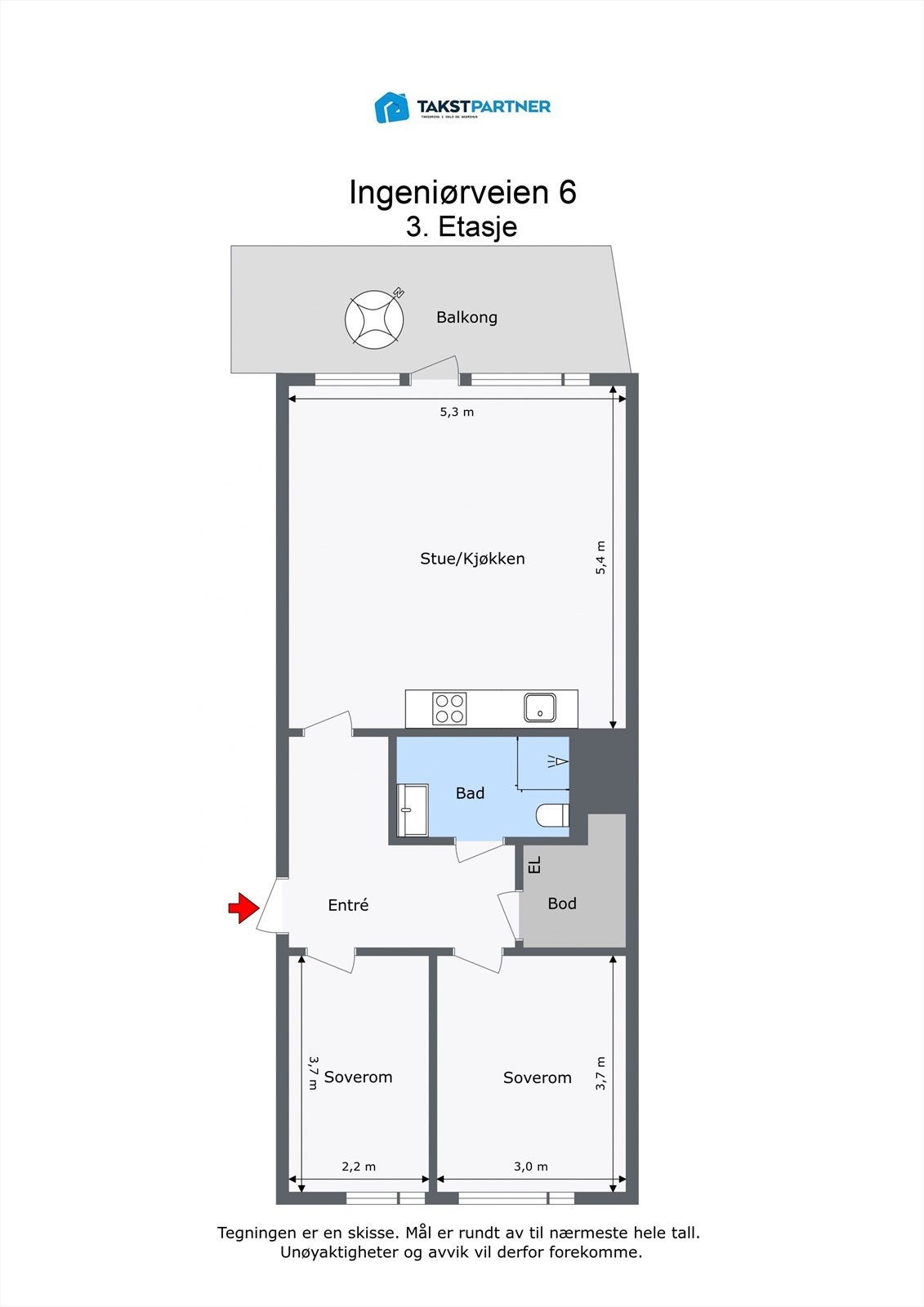 Plantegning Galleribilde