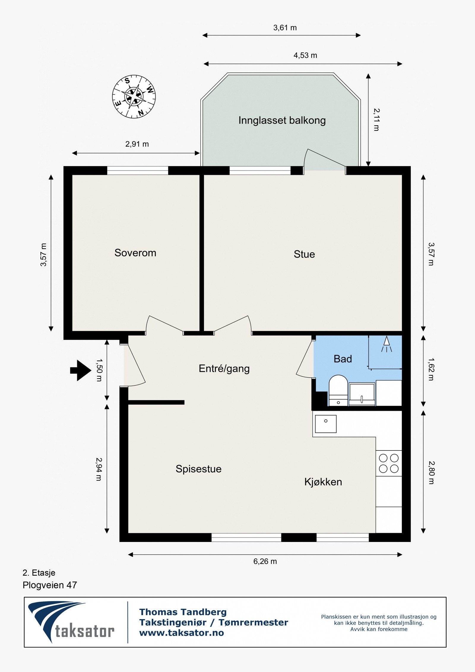 Plantegning Galleribilde