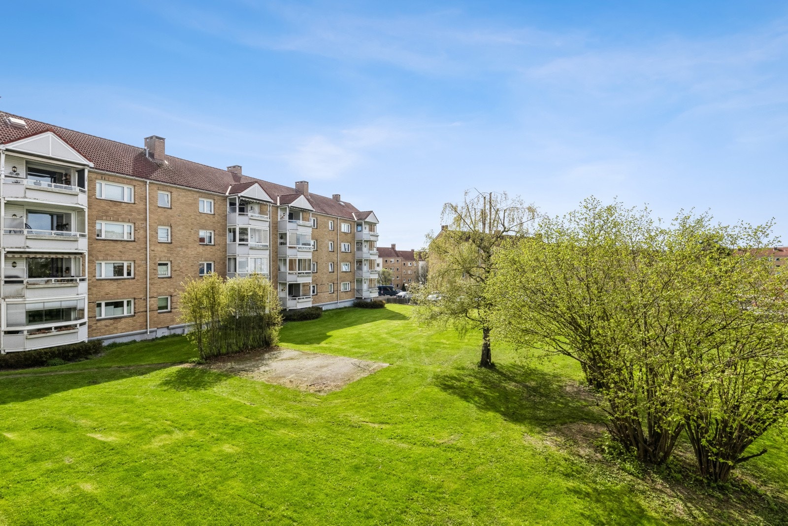 Her har du hyggelig utsikt utover fellesområdene Galleribilde