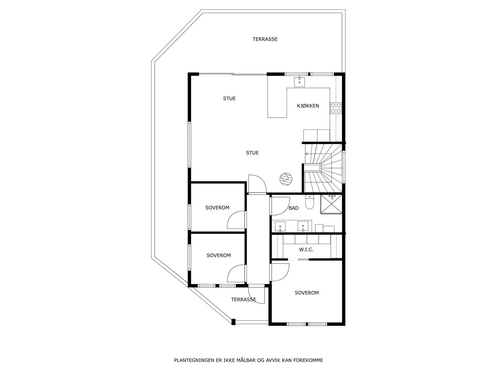 Plantegning 2.etg. Galleribilde