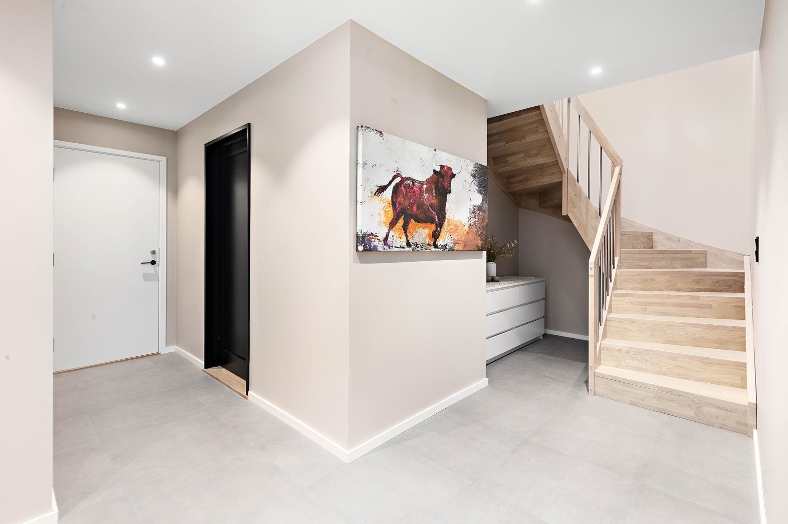 Flislagt gang/trappegang Galleribilde