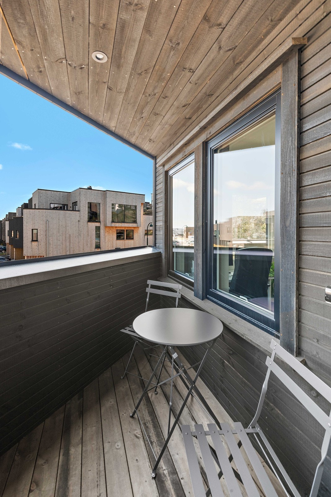 Hyggelig overbygd veranda Galleribilde