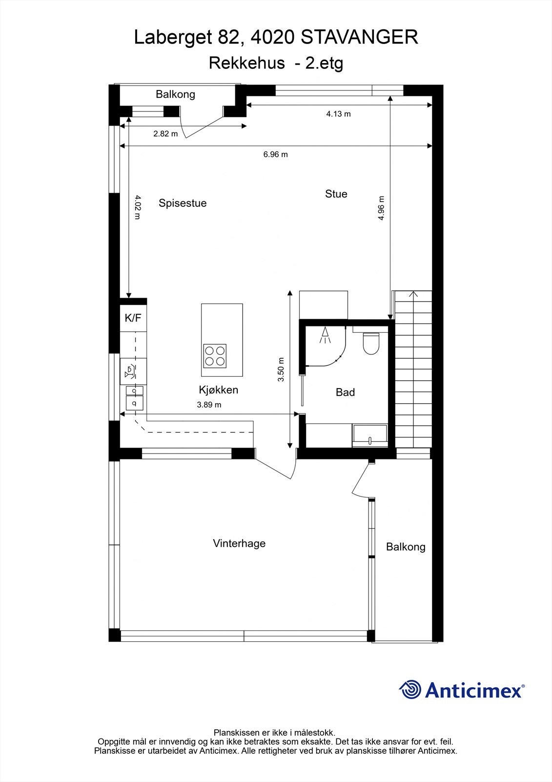 Plantegning 2.etg. Galleribilde
