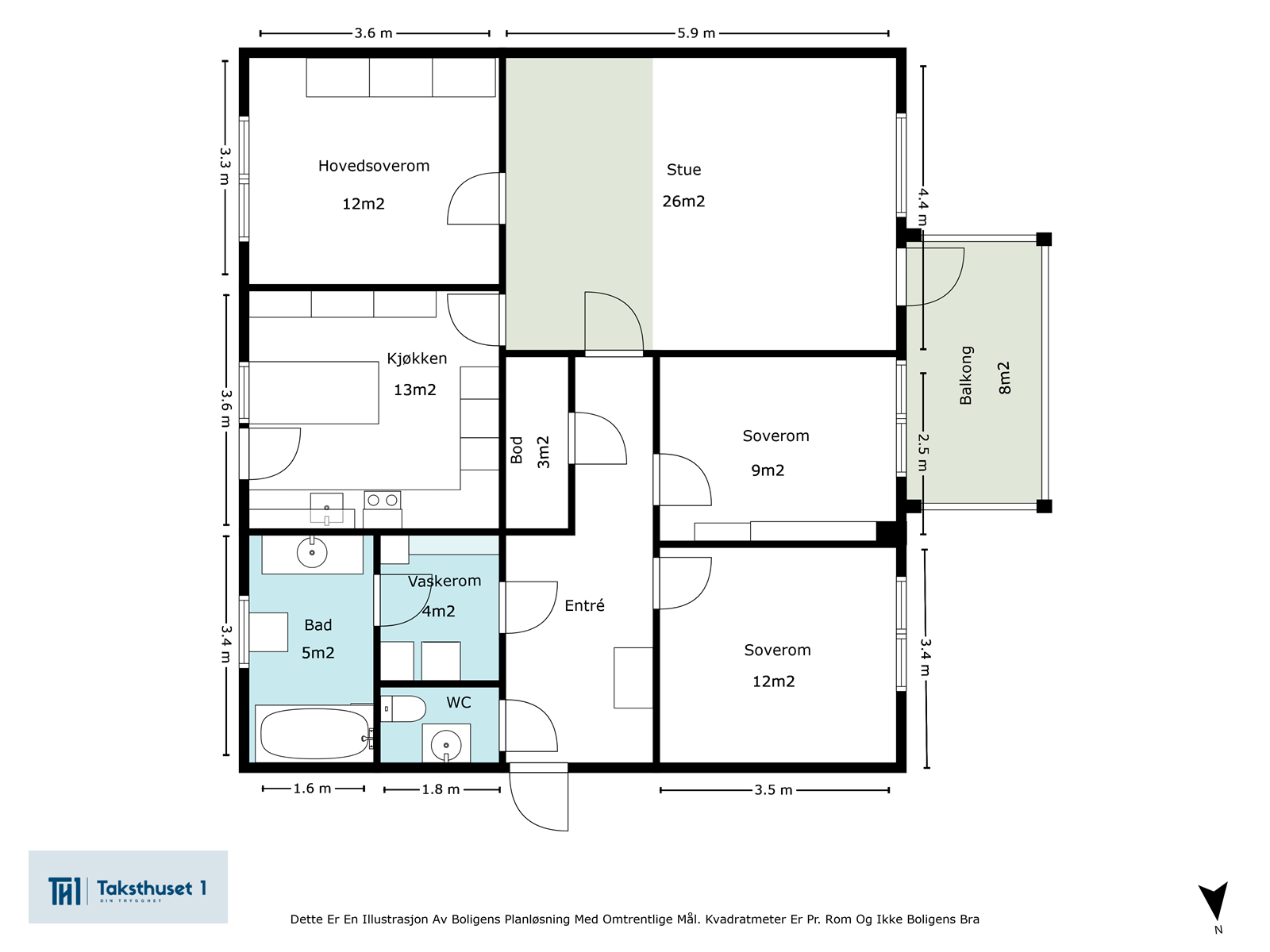 Planskisse - bli kjent med ditt nye hjem! Galleribilde