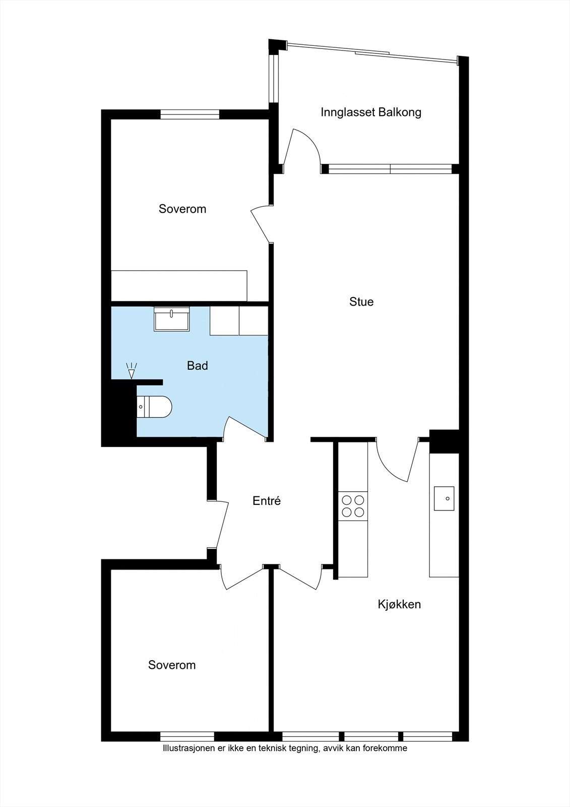 Planskisse Galleribilde