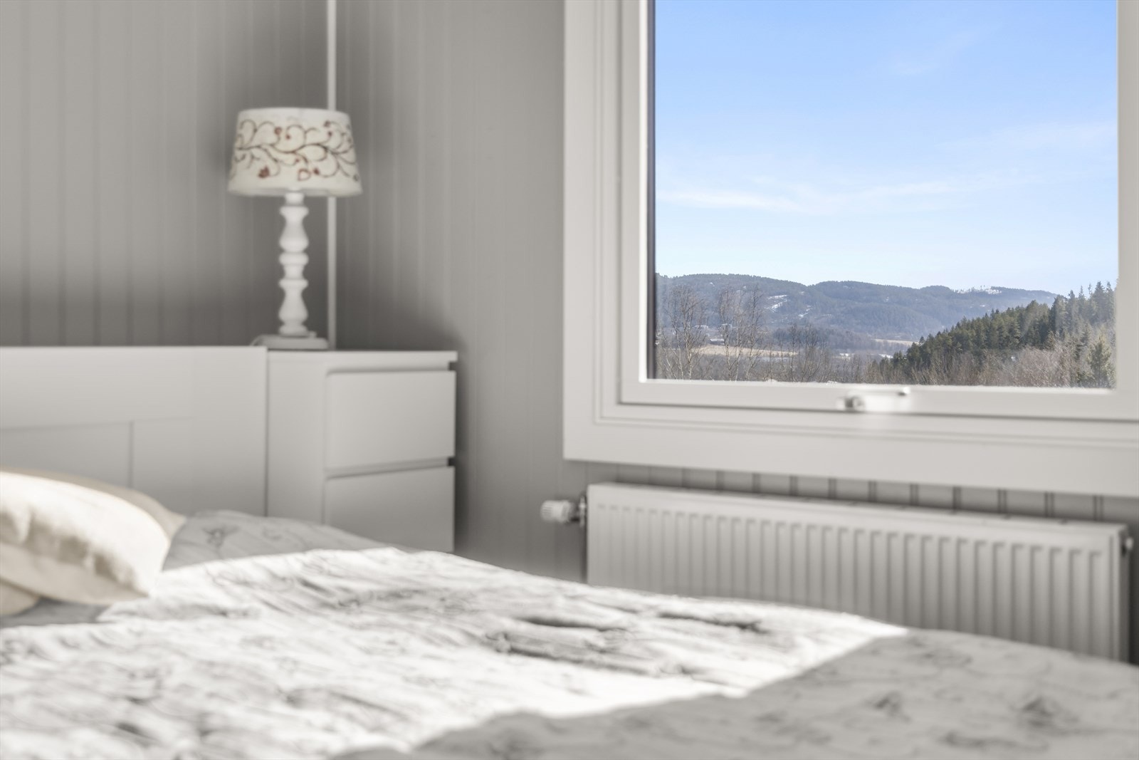 Nydelig utsikt fra soverommet Galleribilde