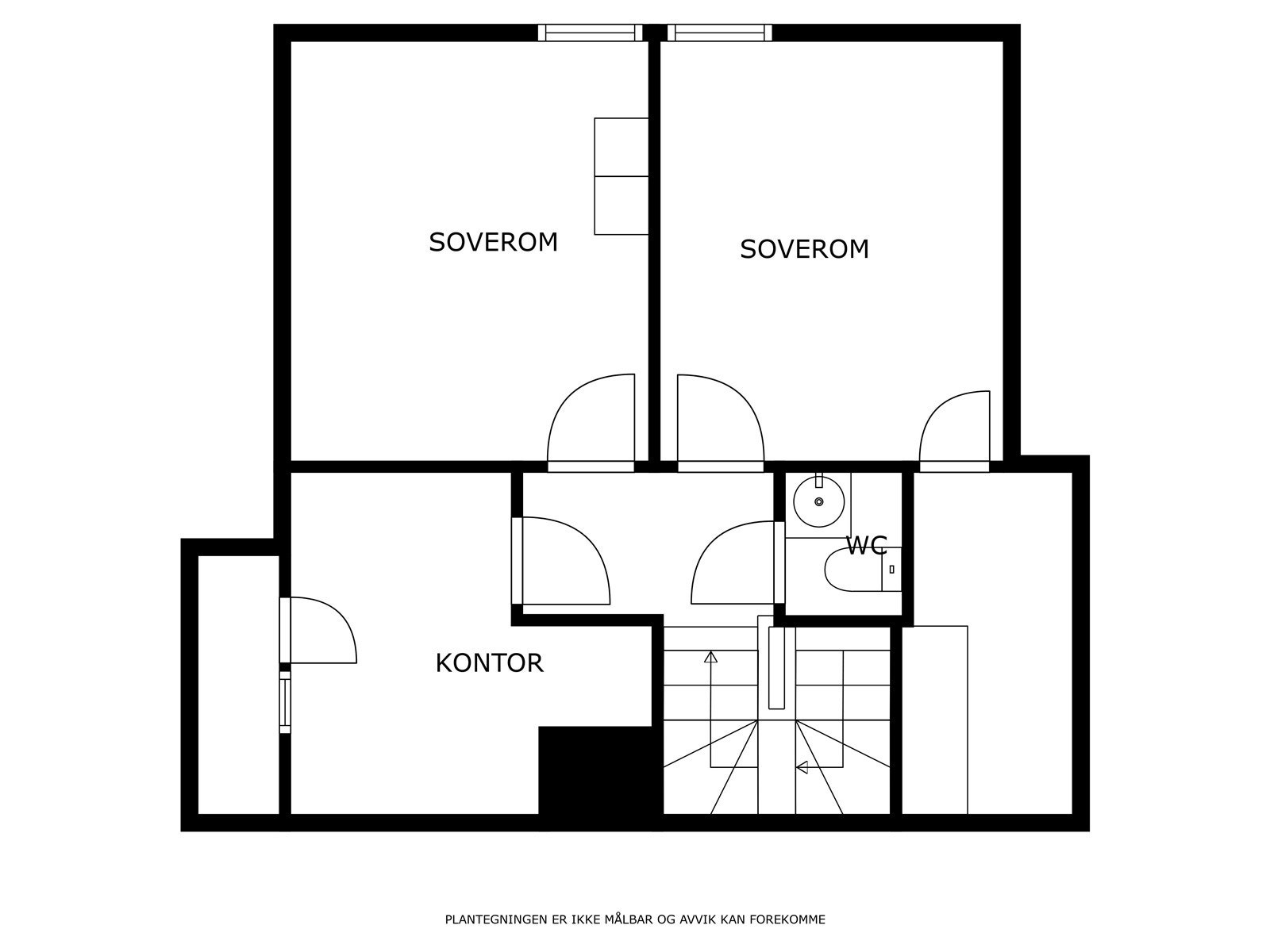 Plantegning 2. etg. Galleribilde