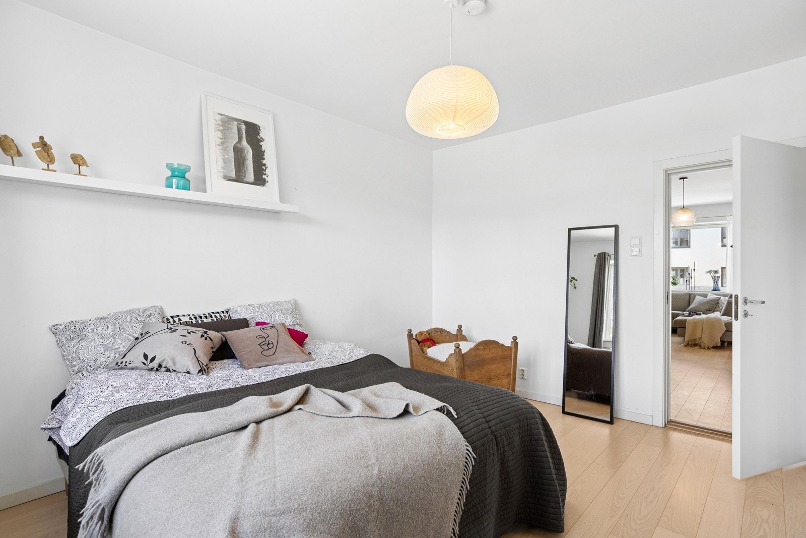 Leiligheten har to gode soverom Galleribilde