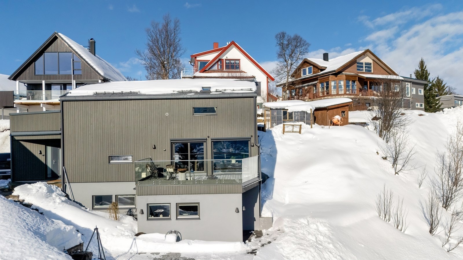 Eksklusiv enebolig oppført i 2017. Galleribilde