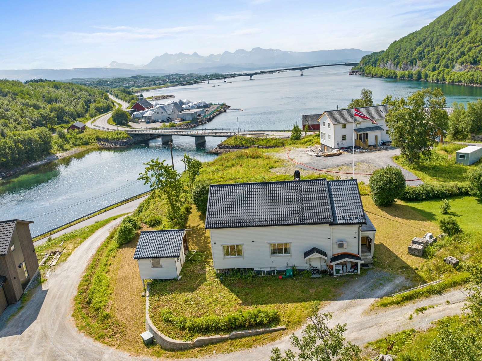 Parkerings muligheter på egen tomt. Galleribilde