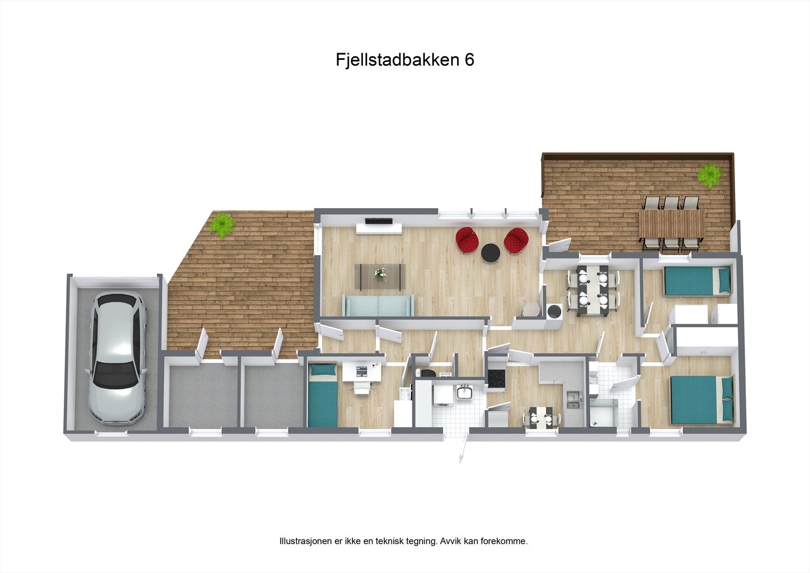Plantegning Galleribilde