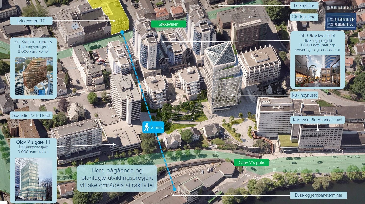 Meget sentral beliggenhet Galleribilde