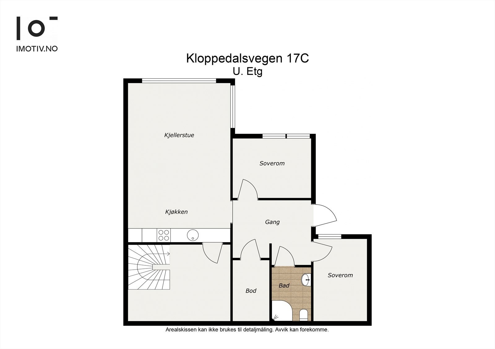 - Plantegning underetasje - Galleribilde