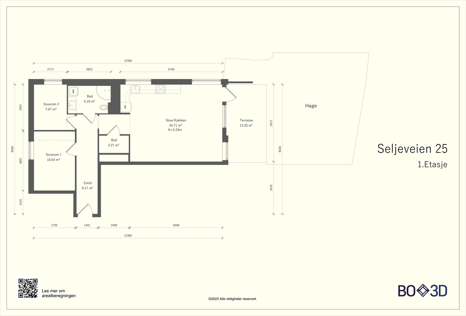 Plantegning. Galleribilde