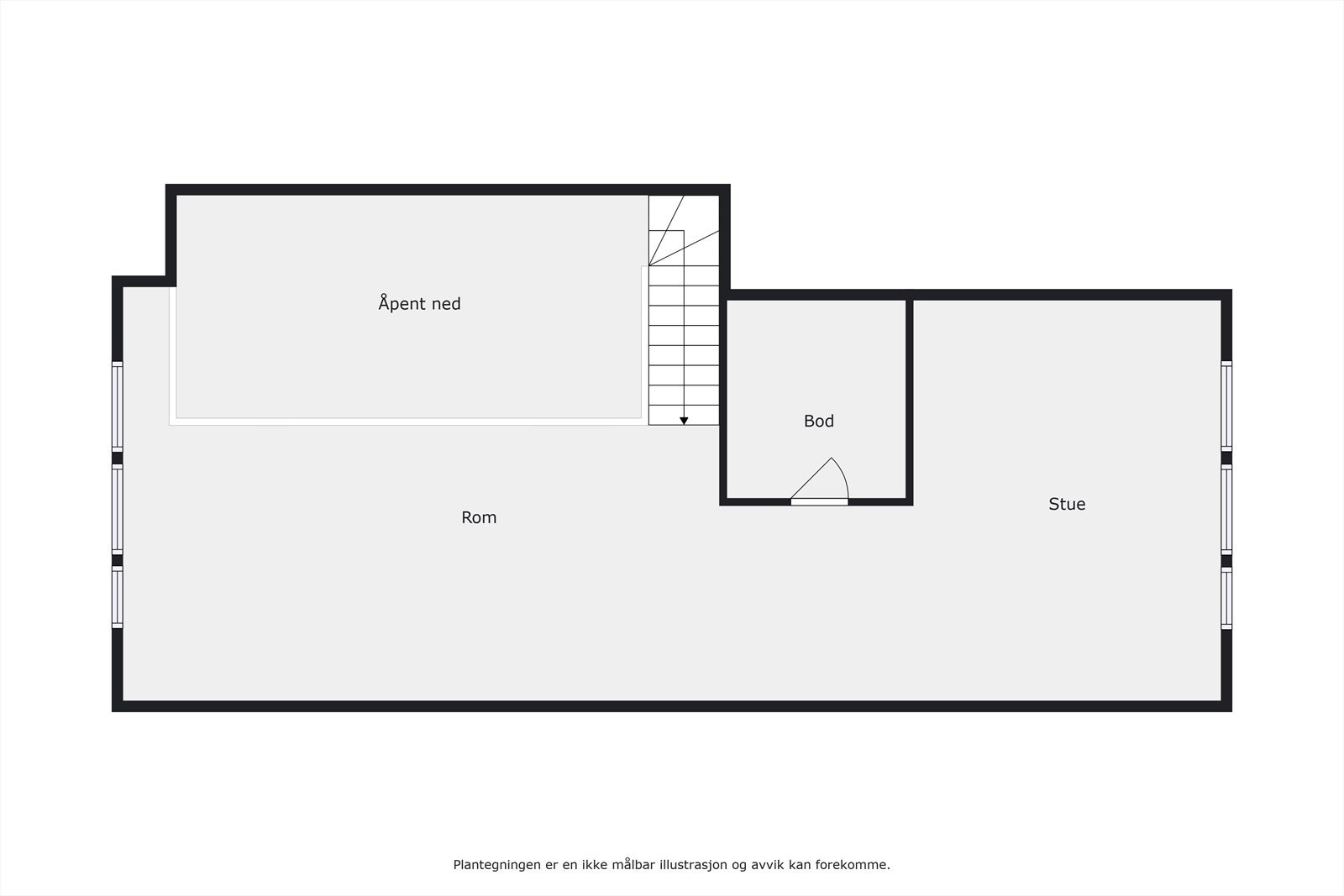 Plantegning 2 etasje Galleribilde