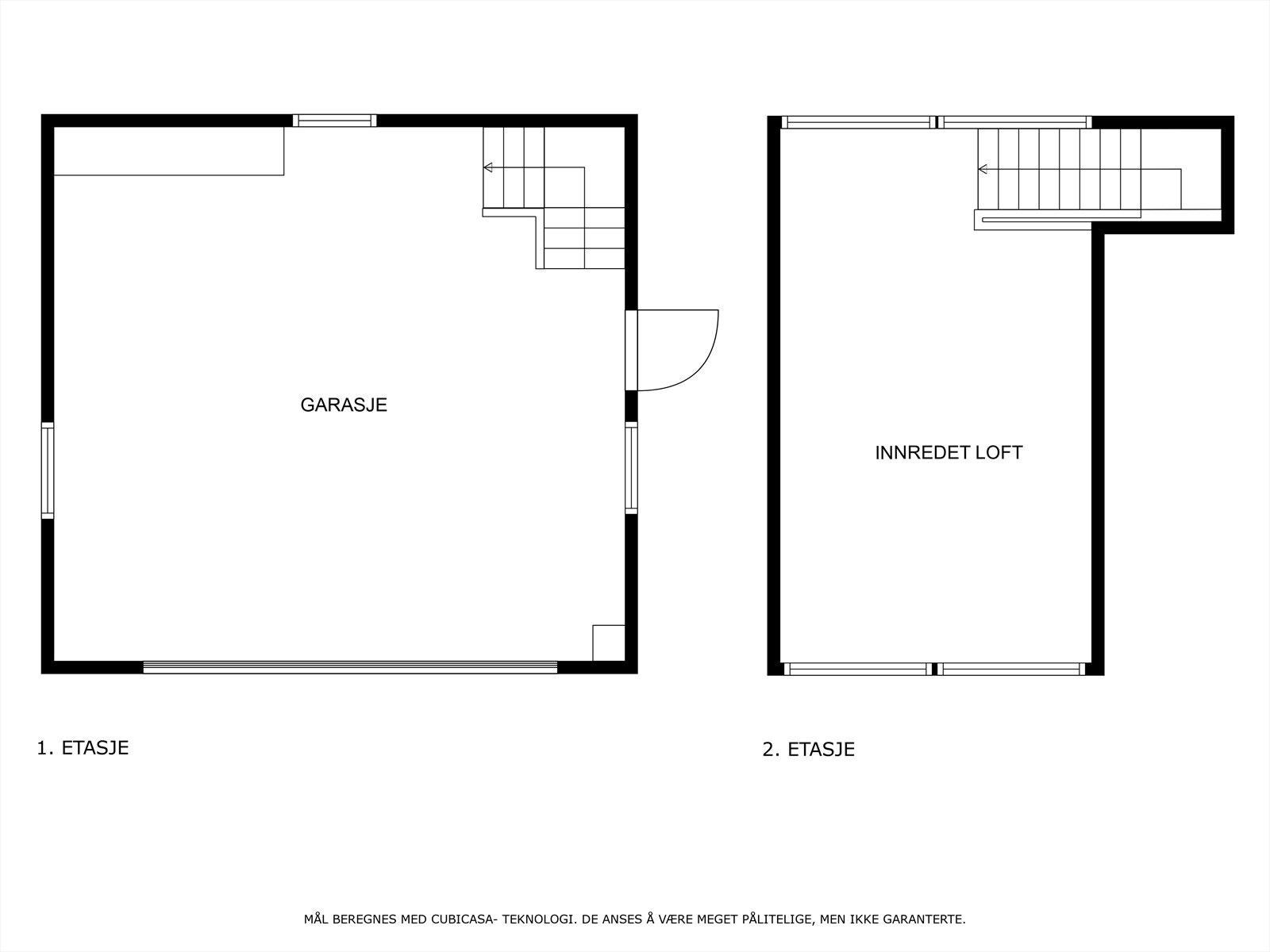 Plantegning garasje Galleribilde