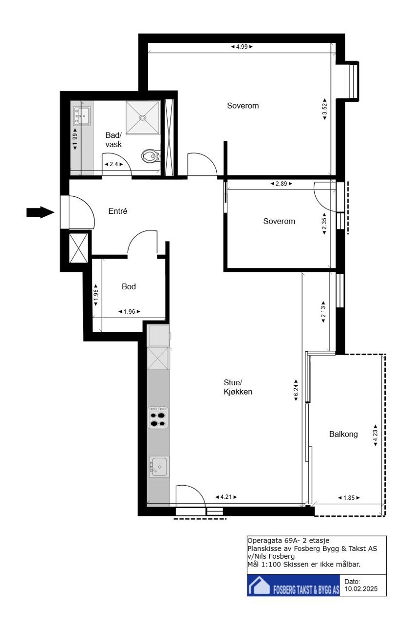 Plantegning. . Galleribilde